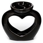 Casa si Gradina - Decoratiuni - Aromaterapie si lumanari - Difuzoare aromaterapie - Lampă ceramică pentru aromadizoare pentru ulei esențial, „Inimă” - Infinity.ro