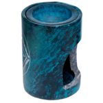 Casa si Gradina - Decoratiuni - Aromaterapie si lumanari - Difuzoare aromaterapie - Lampa aromadifuzoare din steatit pentru difuzarea uleiului esential | Albastru - Infinity.ro