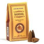 Casa si Gradina - Decoratiuni - Aromaterapie si lumanari - Difuzoare aromaterapie - Conuri parfumate cu reflux - Ayurvedic SANTAL | Pentru cascade de fum (10 conuri/pachet) - Infinity.ro