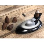 Casa si Gradina - Decoratiuni - Aromaterapie si lumanari - Difuzoare aromaterapie - Conuri parfumate cu reflux - Ayurvedic NAG CHAMPA | Pentru cascade de fum (10 conuri/pachet) - Infinity.ro