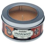 Casa si Gradina - Decoratiuni - Aromaterapie si lumanari - Lumanari si candele - Lumânare Parfumată Goloka în Cutie Metalică, Aromaterapie Sacră pentru Sufletul Tău, Santal * - Infinity.ro
