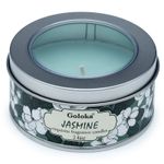 Casa si Gradina - Decoratiuni - Aromaterapie si lumanari - Lumanari si candele - Lumânare Parfumată Goloka în Cutie Metalică, Aromaterapie Sacră pentru Sufletul Tău, Iasomie * - Infinity.ro