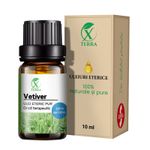 Casa si Gradina - Decoratiuni - Aromaterapie si lumanari - Uleiuri esentiale aromaterapie - Ulei esențial de Vetiver | Ulei eteric 100% natural și pur | 10 ml | XTERRA® - Infinity.ro