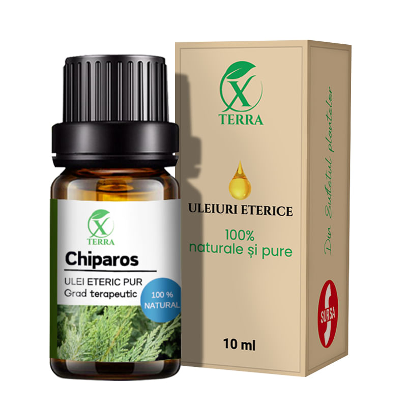 Casa si Gradina - Decoratiuni - Aromaterapie si lumanari - Uleiuri esentiale aromaterapie - Ulei esențial de Chiparos | Ulei eteric 100% natural și pur | 10 ml | XTERRA® - Infinity.ro