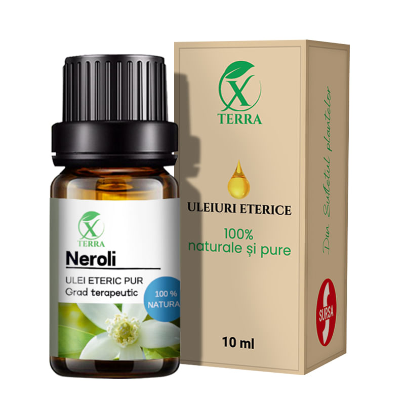 Casa si Gradina - Decoratiuni - Aromaterapie si lumanari - Uleiuri esentiale aromaterapie - Ulei esențial de Neroli | Ulei eteric 100% natural și pur | 10 ml | XTERRA® - Infinity.ro