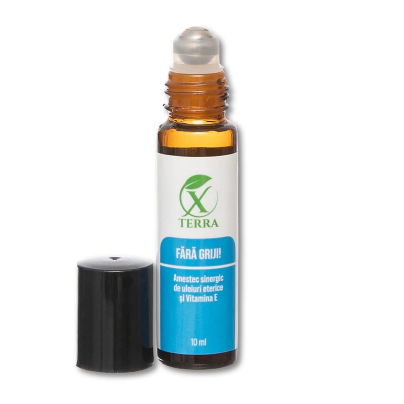 Casa si Gradina - Decoratiuni - Aromaterapie si lumanari - Uleiuri esentiale aromaterapie - XTERRA | Set 6 sinergii de uleiuri esențiale 100% naturale + vitamina E | Etui cărămiziu - Infinity.ro