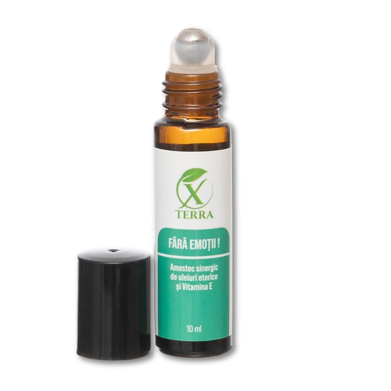 Casa si Gradina - Decoratiuni - Aromaterapie si lumanari - Uleiuri esentiale aromaterapie - XTERRA | Set 6 sinergii de uleiuri esențiale 100% naturale + vitamina E | Etui cărămiziu - Infinity.ro