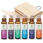 Casa si Gradina - Decoratiuni - Aromaterapie si lumanari - Uleiuri esentiale aromaterapie - XTERRA | Set 6 sinergii de uleiuri esențiale 100% naturale + vitamina E | Etui crem - Infinity.ro