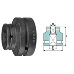 Casa si Gradina - Constructii - Scule electrice si accesorii - Seturi si accesorii pentru gaurit si insurubat - Adaptor de impact mama-mama 3/4'' 3/4'' - Infinity.ro