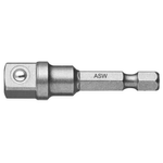 Casa si Gradina - Constructii - Scule electrice si accesorii - Seturi si accesorii pentru gaurit si insurubat - 330 - 9 mK Adaptor hexagon exterior 1/4”- patrat exterior 1/2'', 50 mm - Infinity.ro