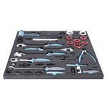 Sport si Outdoor - Ciclism - Piese pentru biciclete - Scule biciclete - SET2-2600AC Set de scule de bicicleta 2 in modul spuma SOS pentru 2600A sau 2600C / 30 piese - 628626 - Infinity.ro