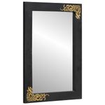 Casa si Gradina - Mobilier - Seturi de mobilier - Seturi baie - Set dulap baie cu sertar cu usa 4 pcs Negru Lemn de mango solid - Infinity.ro
