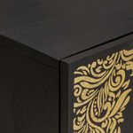 Casa si Gradina - Mobilier - Seturi de mobilier - Seturi baie - Set dulap baie cu sertar cu usa 3 pcs Negru Lemn de mango solid - Infinity.ro