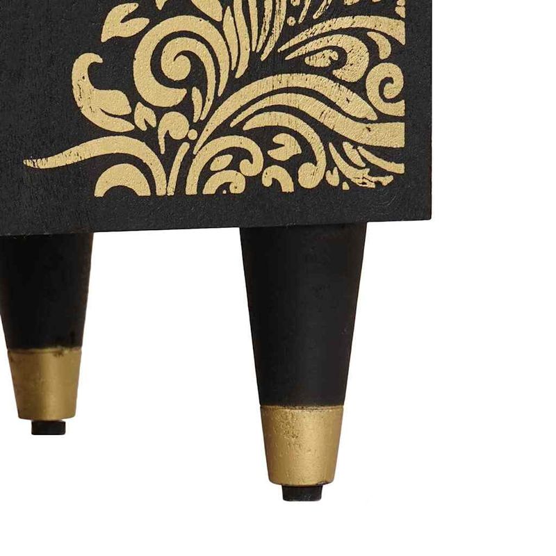 Casa si Gradina - Mobilier - Seturi de mobilier - Seturi baie - Set dulap baie cu sertar cu usa 3 pcs Negru Lemn de mango solid - Infinity.ro