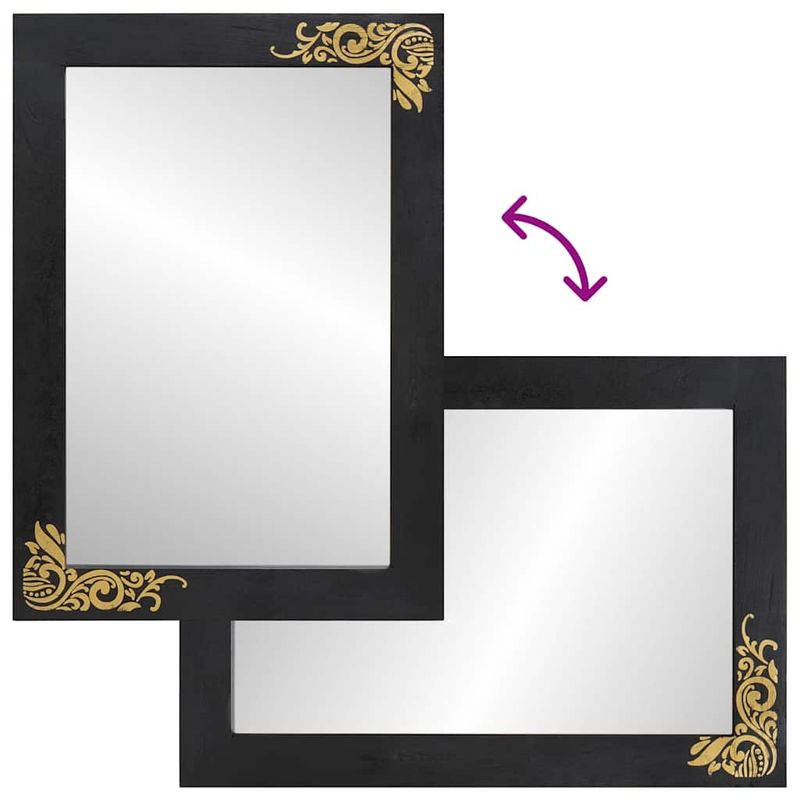 Casa si Gradina - Mobilier - Seturi de mobilier - Seturi baie - Set dulap baie cu sertar cu usa 3 pcs Negru Lemn de mango solid - Infinity.ro