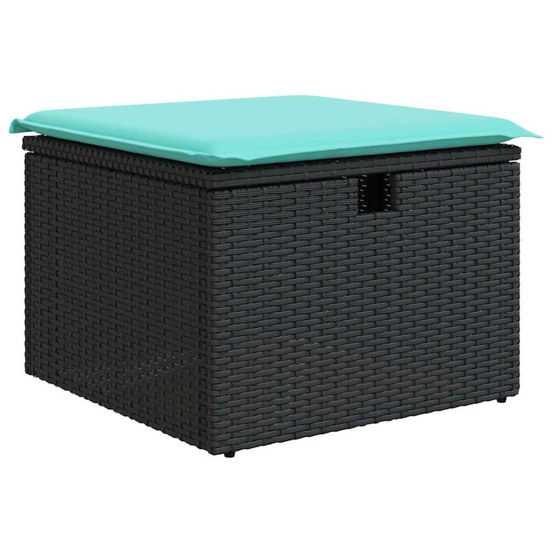 Casa si Gradina - Gradina si terasa - Mobilier exterior - Seturi mobila gradina - Set canapele de gradina cu perne, 7 piese, negru, poliratan - Infinity.ro