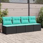 Casa si Gradina - Gradina si terasa - Mobilier exterior - Seturi mobila gradina - Set mobilier de gradina cu perne, 2 piese poliratan/lemn acacia - Infinity.ro