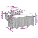 Casa si Gradina - Gradina si terasa - Mobilier exterior - Seturi mobila gradina - Set mobilier de gradina cu perne, 6 piese, negru, poliratan - Infinity.ro