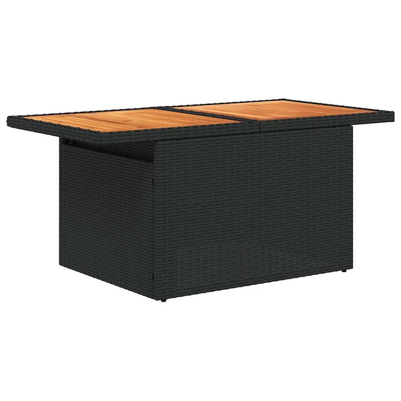 Casa si Gradina - Gradina si terasa - Mobilier exterior - Seturi mobila gradina - Set mobilier de gradina cu perne, 5 piese, negru, poliratan - Infinity.ro