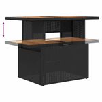 Casa si Gradina - Gradina si terasa - Mobilier exterior - Seturi mobila gradina - Set canapele de gradina cu perne, 7 piese, negru, poliratan - Infinity.ro