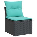 Casa si Gradina - Gradina si terasa - Mobilier exterior - Seturi mobila gradina - Set canapele gradina cu perne 7 piese gri poliratan/lemn acacia - Infinity.ro