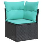Casa si Gradina - Gradina si terasa - Mobilier exterior - Seturi mobila gradina - Set canapele gradina cu perne 7 piese gri poliratan/lemn acacia - Infinity.ro