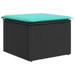 Casa si Gradina - Gradina si terasa - Mobilier exterior - Seturi mobila gradina - Set mobilier de gradina cu perne, 6 piese, negru, poliratan - Infinity.ro