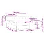 Casa si Gradina - Mobilier - Paturi si accesorii - Paturi - Pat cu storage cu saltea Alb pur 200 x 200 cm Piele artificiala - Infinity.ro