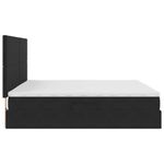 Casa si Gradina - Mobilier - Paturi si accesorii - Paturi - Pat cu saltea si LED cu saltea Negru 200 x 200 cm Catifea - Infinity.ro