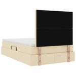 Casa si Gradina - Mobilier - Paturi si accesorii - Paturi - Pat cu storage cu saltea Creme 120 x 200 cm Piele artificiala - Infinity.ro