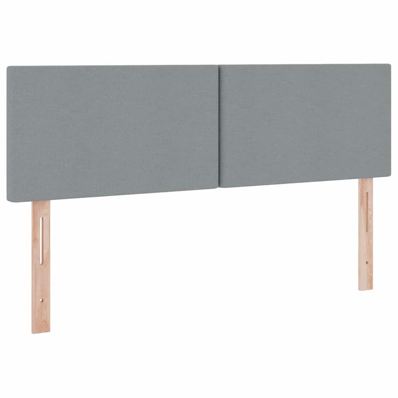 Casa si Gradina - Mobilier - Paturi si accesorii - Paturi - Pat cu saltea si spatiu de depozitare Gri deschis 140 x 200 cm - Infinity.ro