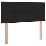 Casa si Gradina - Mobilier - Paturi si accesorii - Paturi - Pat cu saltea si spatiu de depozitare Negru 120 x 190 cm - Infinity.ro