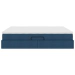 Casa si Gradina - Mobilier - Paturi si accesorii - Paturi - Pat cu saltea si spatiu de depozitare albastru 160 x 200 cm - Infinity.ro