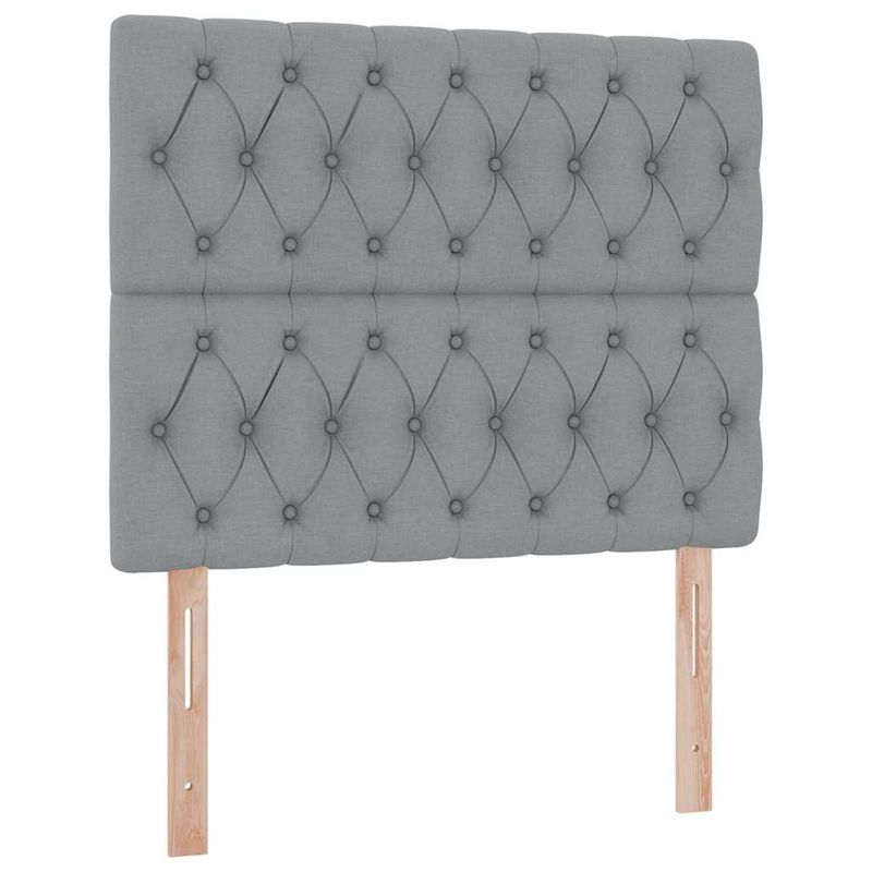 Casa si Gradina - Mobilier - Paturi si accesorii - Paturi - Pat cu storage Gri deschis 120 x 190 cm Piele artificiala - Infinity.ro