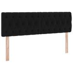 Casa si Gradina - Mobilier - Paturi si accesorii - Paturi - Pat cu storage cu saltea Negru 140 x 200 cm Catifea - Infinity.ro