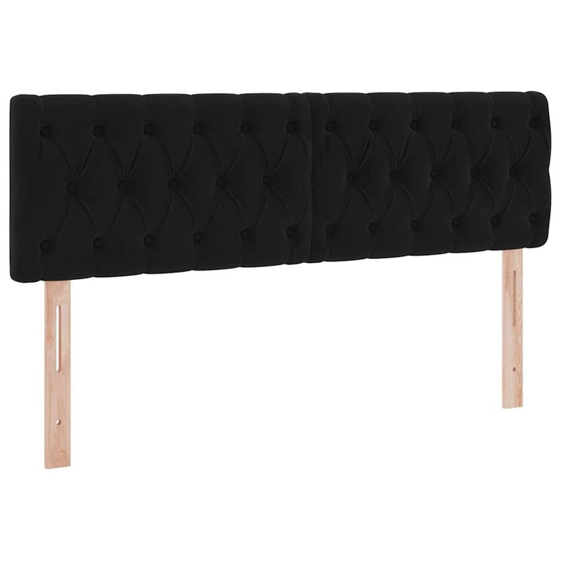 Casa si Gradina - Mobilier - Paturi si accesorii - Paturi - Pat cu storage cu saltea Negru 140 x 200 cm Catifea - Infinity.ro