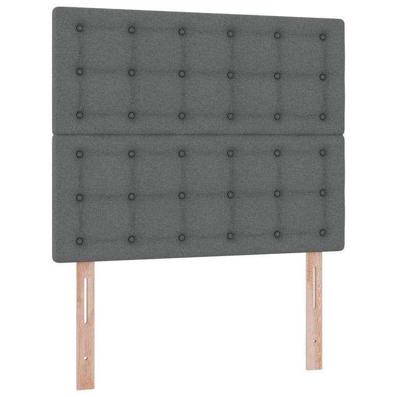 Casa si Gradina - Mobilier - Paturi si accesorii - Paturi - Pat cu storage Gri inchis 120 x 200 cm Piele artificiala - Infinity.ro