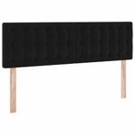 Casa si Gradina - Mobilier - Paturi si accesorii - Paturi - Pat cu storage cu saltea Negru 140 x 190 cm Catifea - Infinity.ro