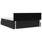 Casa si Gradina - Mobilier - Paturi si accesorii - Paturi - Pat cu storage cu saltea Negru 180 x 200 cm Catifea - Infinity.ro