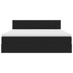 Casa si Gradina - Mobilier - Paturi si accesorii - Paturi - Pat cu storage cu saltea Negru 180 x 200 cm Catifea - Infinity.ro