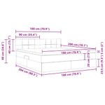 Casa si Gradina - Mobilier - Paturi si accesorii - Paturi - Pat cu storage cu saltea Negru 180 x 200 cm Catifea - Infinity.ro