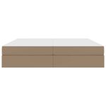Casa si Gradina - Mobilier - Paturi si accesorii - Paturi - Pat cu saltea si spatiu de depozitare Cappuccino 200 x 200 cm - Infinity.ro