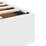 Casa si Gradina - Mobilier - Paturi si accesorii - Paturi - Pat cu saltea si spatiu de depozitare Alb 140 x 200 cm - Infinity.ro