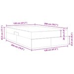 Casa si Gradina - Mobilier - Paturi si accesorii - Paturi - Pat cu saltea si spatiu de depozitare cu saltea Albastru inchis - Infinity.ro
