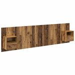 Casa si Gradina - Mobilier - Paturi si accesorii - Accesorii paturi - Tablie de pat cu LED, gri deschis, 90x7x118/128 cm, textil - Infinity.ro