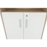 Casa si Gradina - Mobilier - Biblioteci si rafturi - Etajere - Etajera cu polite, stejar sonoma/alb, JOHAN 2 NEW 10 - Infinity.ro