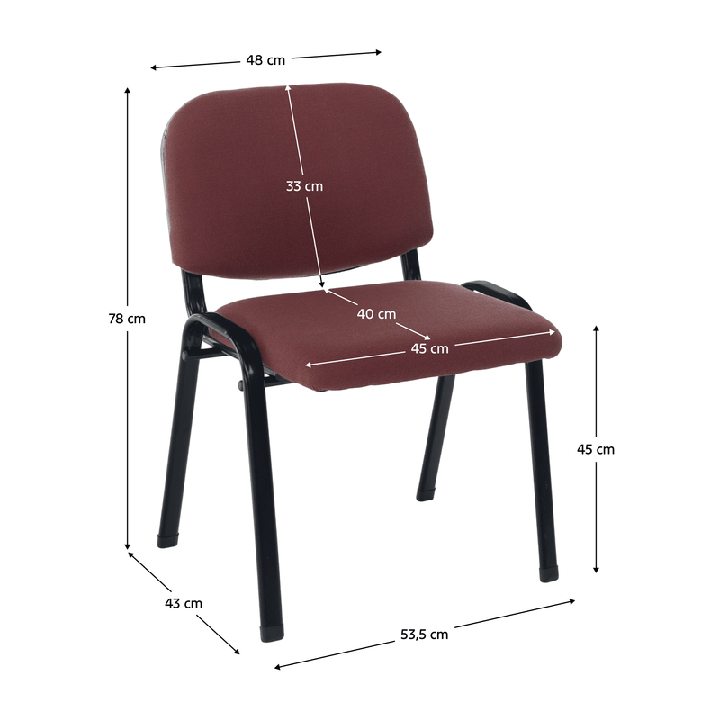 Casa si Gradina - Mobilier - Scaune si fotolii - Scaune - Scau de birou, maro roscat, ISO ECO - Infinity.ro