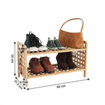 Casa si Gradina - Mobilier - Dulapuri si sifoniere - Dulapuri - Dulap incaltaminte, bambus, lacuit, SOVETO TYP 1 - Infinity.ro