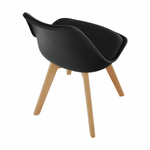 Casa si Gradina - Mobilier - Scaune si fotolii - Scaune - Scaun, negru/fag, BALI 2 NEW - Infinity.ro