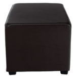 Casa si Gradina - Mobilier - Scaune si fotolii - Tabureti - Taburet, piele textila maro inchis, NIKI NEW - Infinity.ro